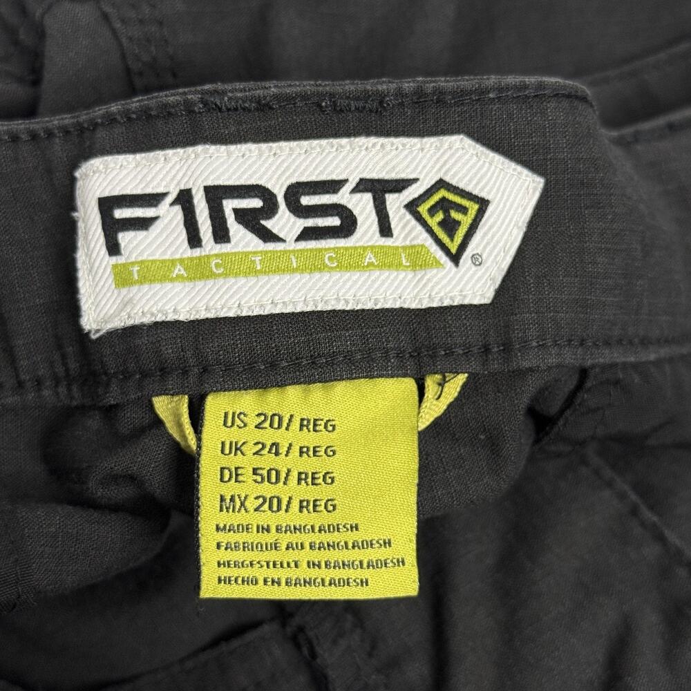 First Tactical Pants Womens 20 Black Cargo Ripstop Utility Pockets Drawcord